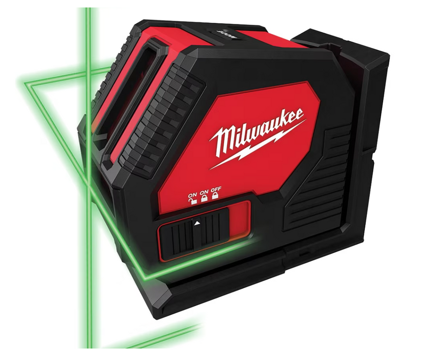 Laser 2 Lignes croisées verte Milwaukee