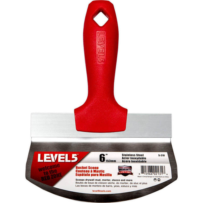 Couteau à chaudière 6" Level5 en acier inoxydable