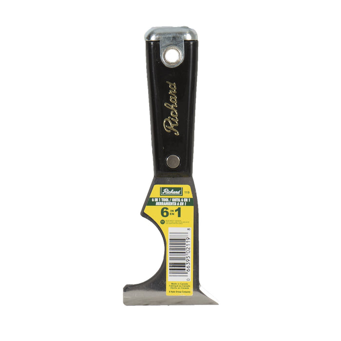 Couteau utilitaire 6 en 1 en acier Richard