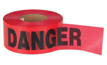 Ruban de signalisation ''Danger''