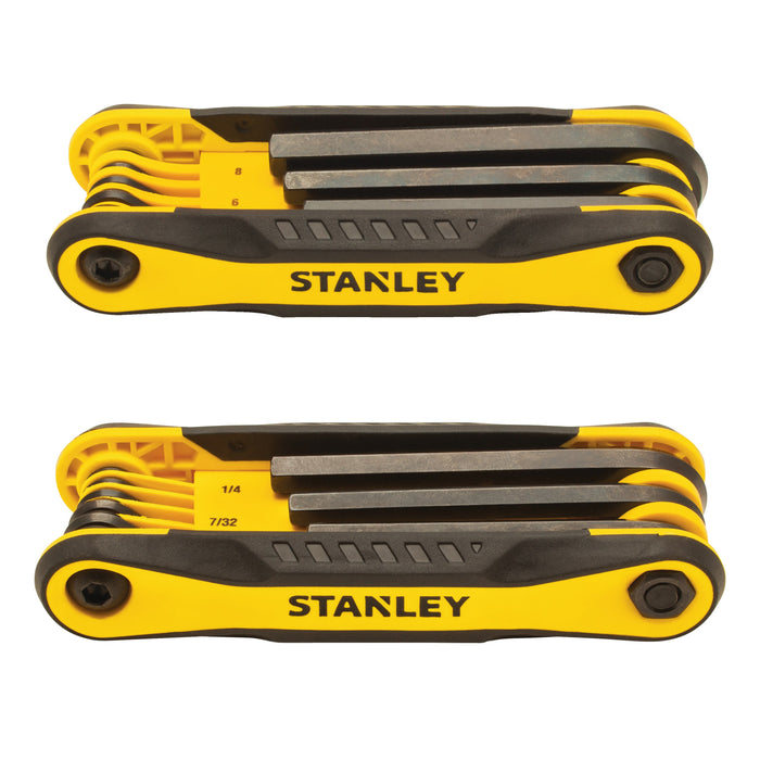 Ensembles de clés hexagonales pliantes, 9 pièces Stanley