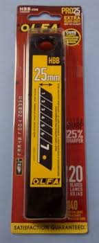Lame Olfa 25 mm  / 1"